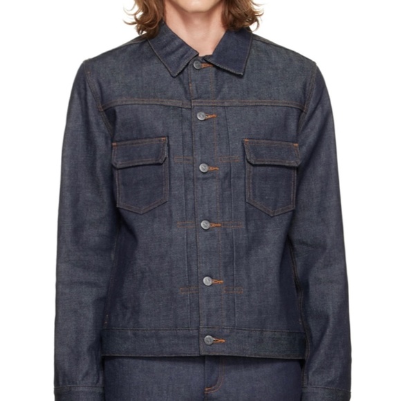 A.P.C Indigo Work Denim Jacket - Picture 1 of 6